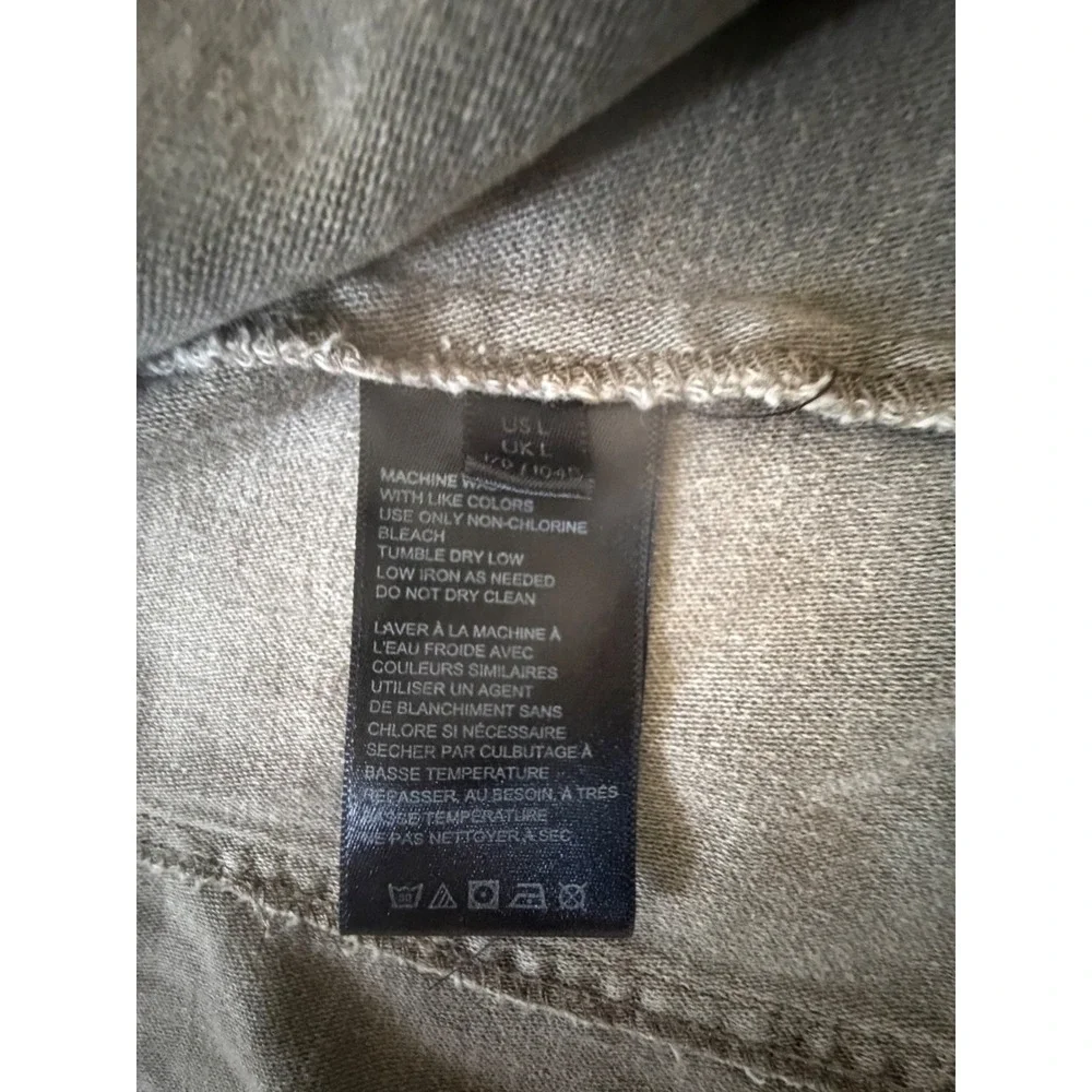 Free People Not Your Brothers Surplus Jacket Olive Green Utility Coat Large